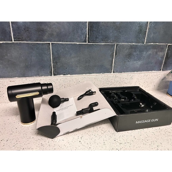 Small massage, gun, small, but mighty works as well as the big bulky handheld - Picture 7 of 11